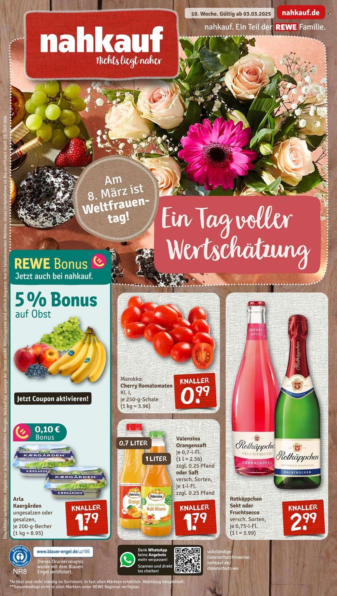 Nahkauf Prospekte  - 3.03.2025 - 8.03.2025. Seite 1