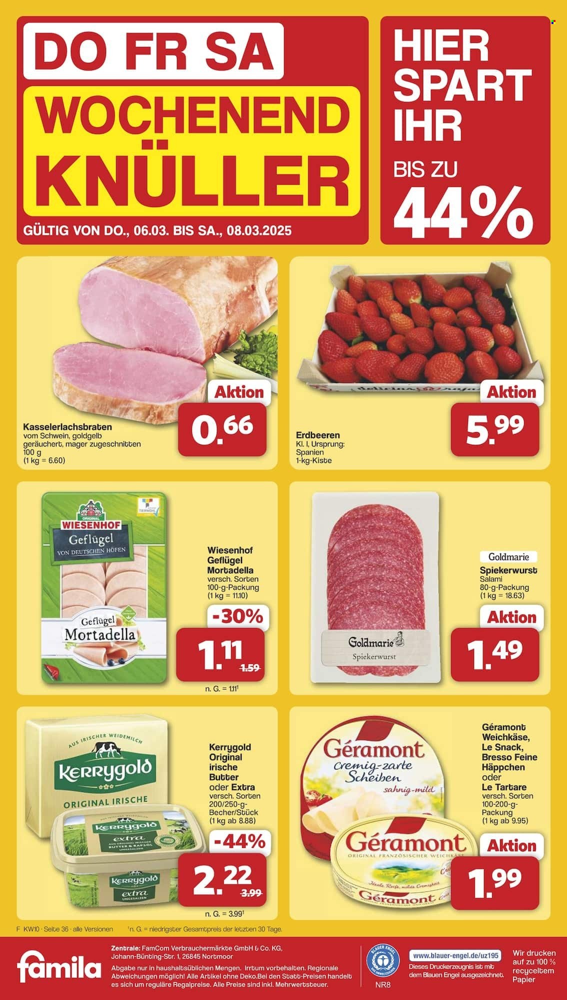 famila Prospekte  - 3.03.2025 - 8.03.2025. Seite 38