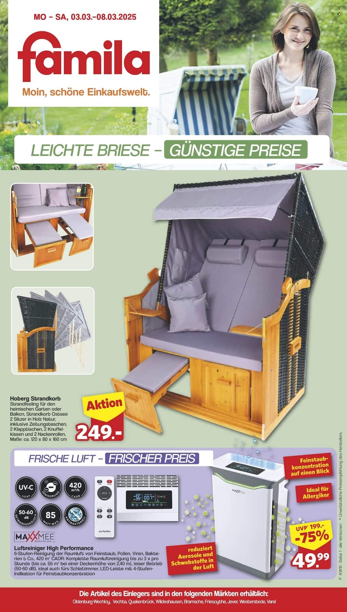 famila Prospekte  - 3.03.2025 - 8.03.2025. Seite 1