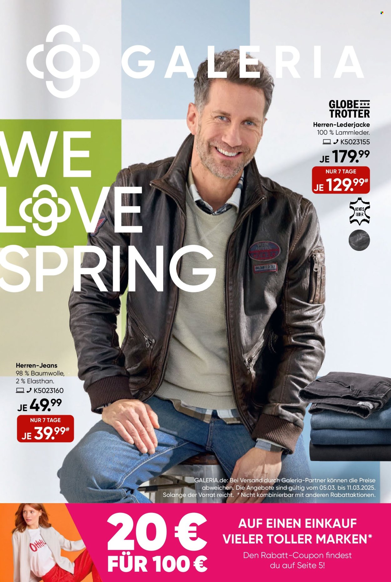 GALERIA Karstadt Kaufhof Prospekte  - 5.03.2025 - 11.03.2025. Seite 1