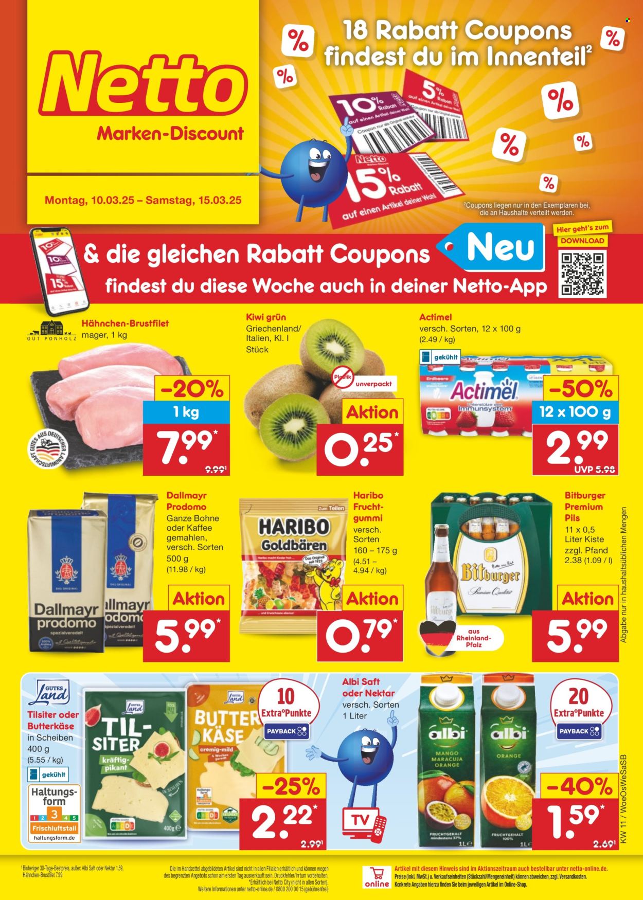 Netto Marken-Discount Prospekte  - 10.03.2025 - 15.03.2025. Seite 1