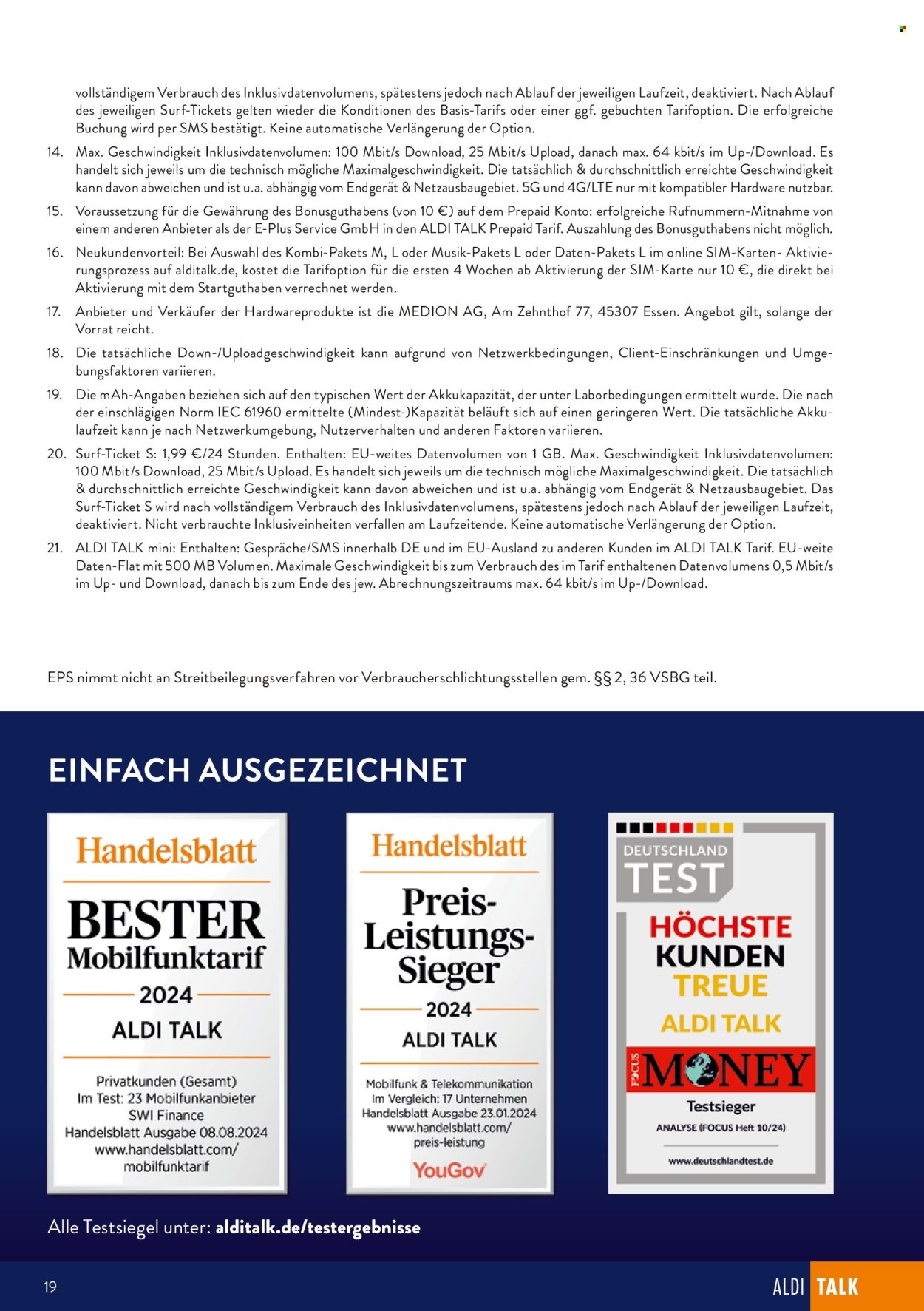 ALDI SÜD Prospekte . Seite 19