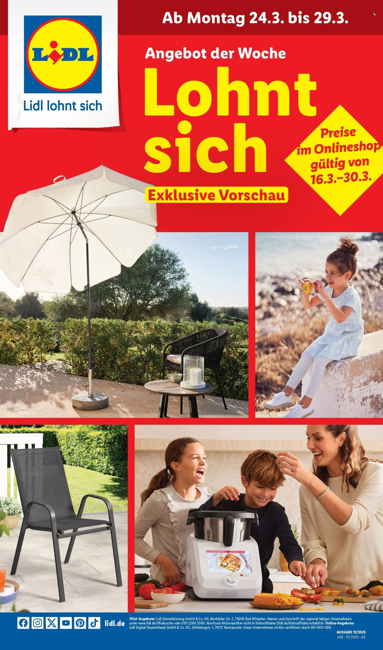 Lidl Prospekte  - 24.03.2025 - 29.03.2025. Seite 1