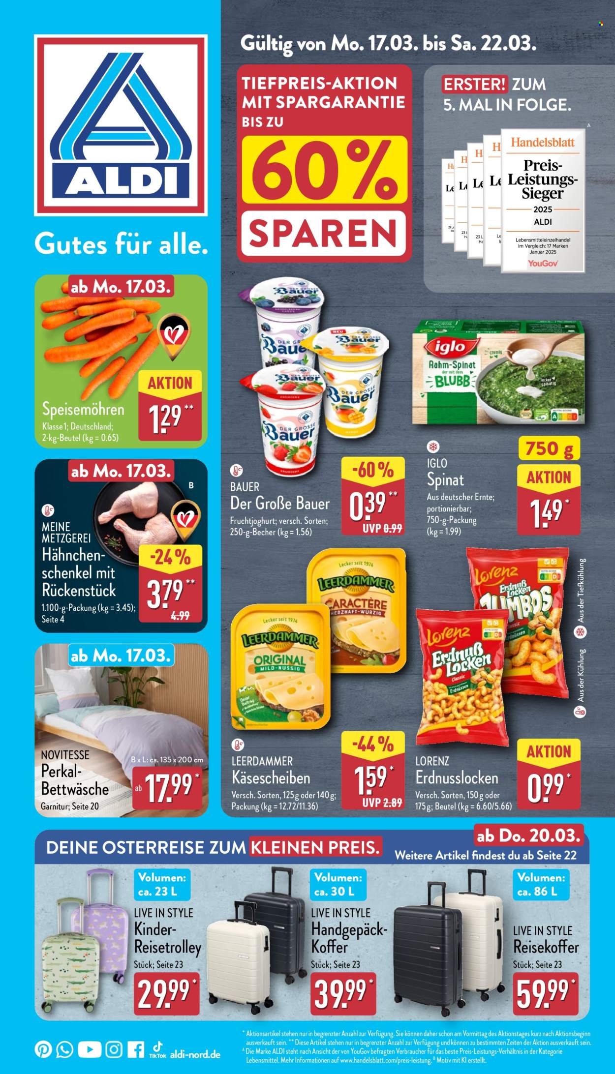 ALDI Nord Prospekte  - 17.03.2025 - 22.03.2025. Seite 1