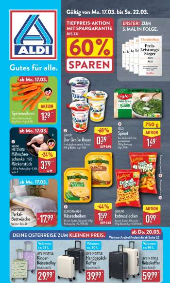 Prospekte ALDI Nord - 17.03.2025 - 22.03.2025.
