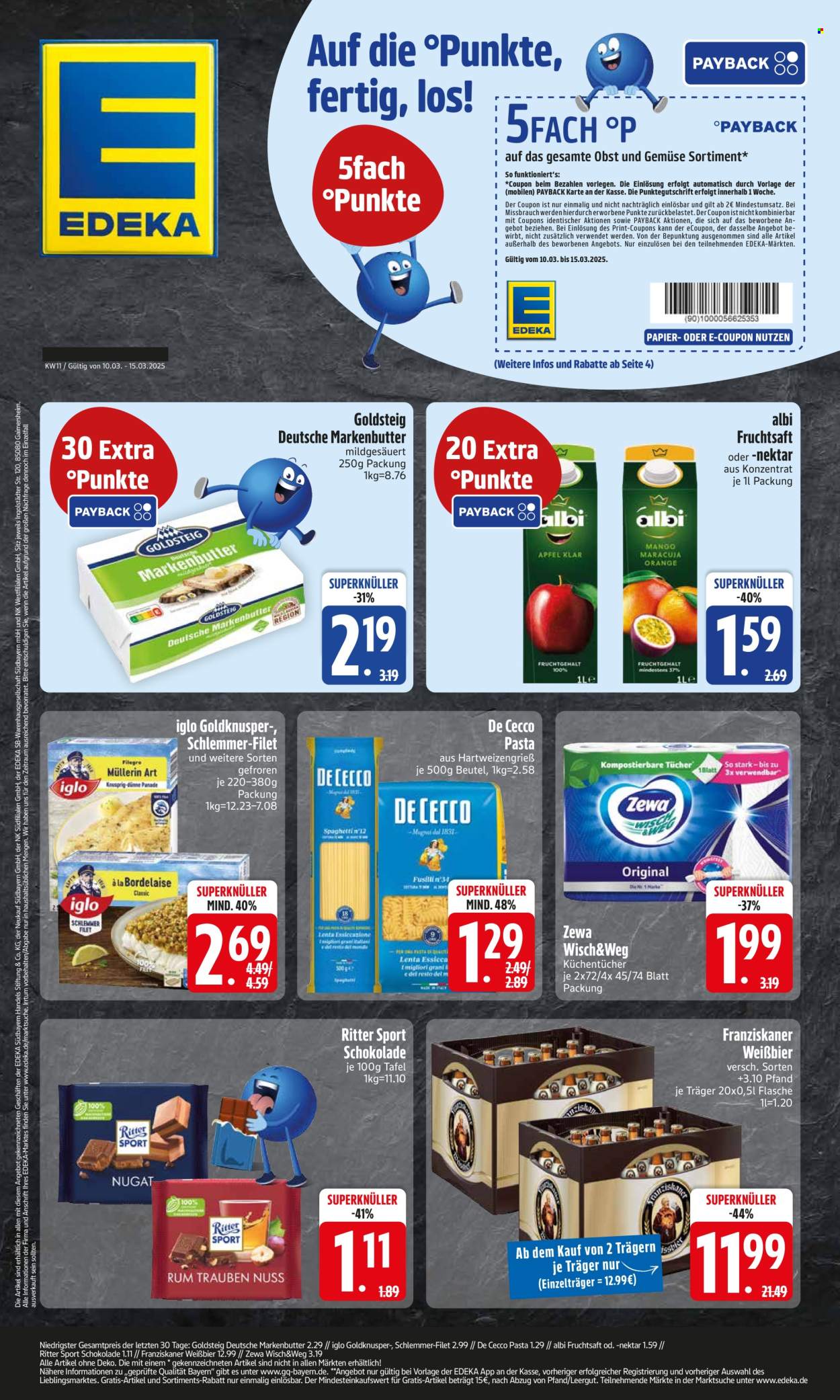 Edeka Prospekte  - 10.03.2025 - 15.03.2025. Seite 1