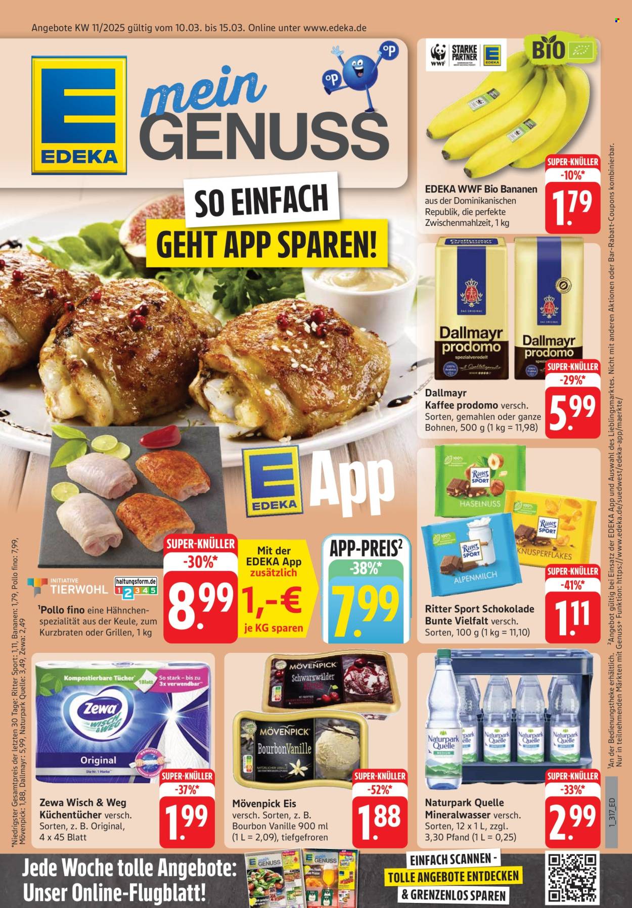 Edeka Prospekte  - 10.03.2025 - 15.03.2025. Seite 1