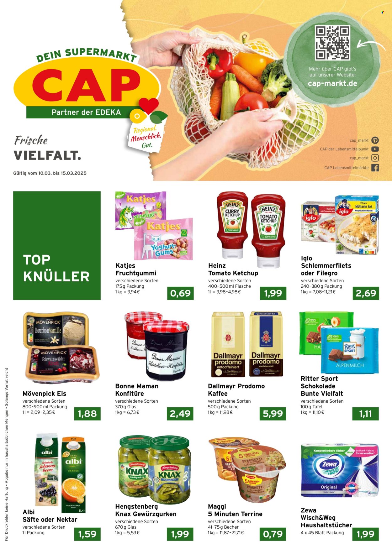 CAP-Markt Prospekte  - 10.03.2025 - 15.03.2025. Seite 1