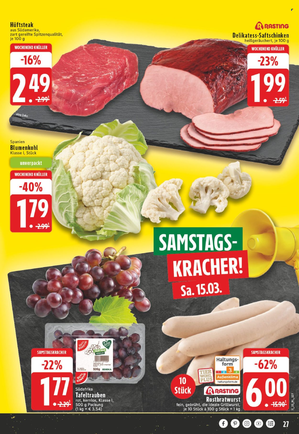 Edeka Prospekte  - 10.03.2025 - 15.03.2025. Seite 27