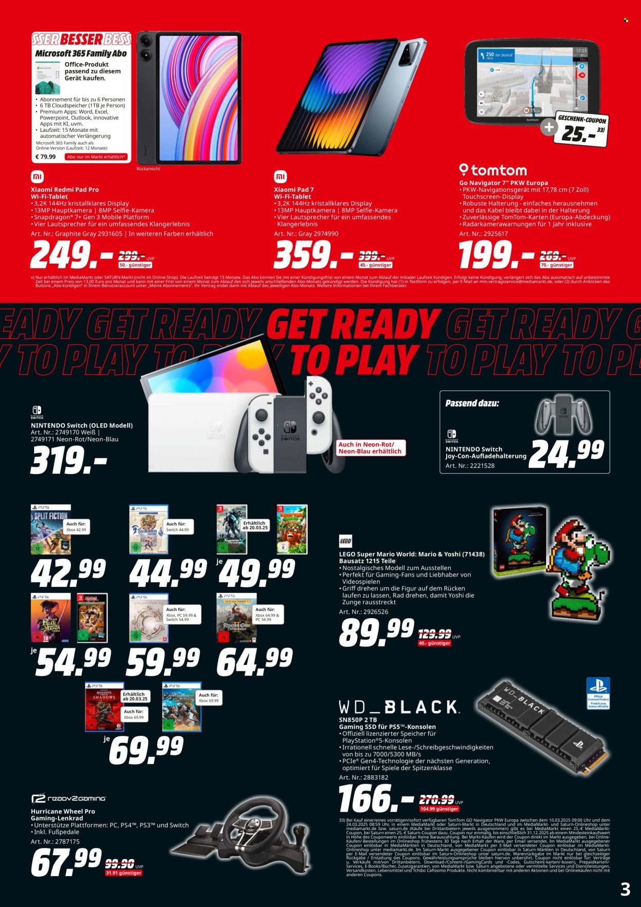 MediaMarkt Prospekte  - 10.03.2025 - 24.03.2025. Seite 3