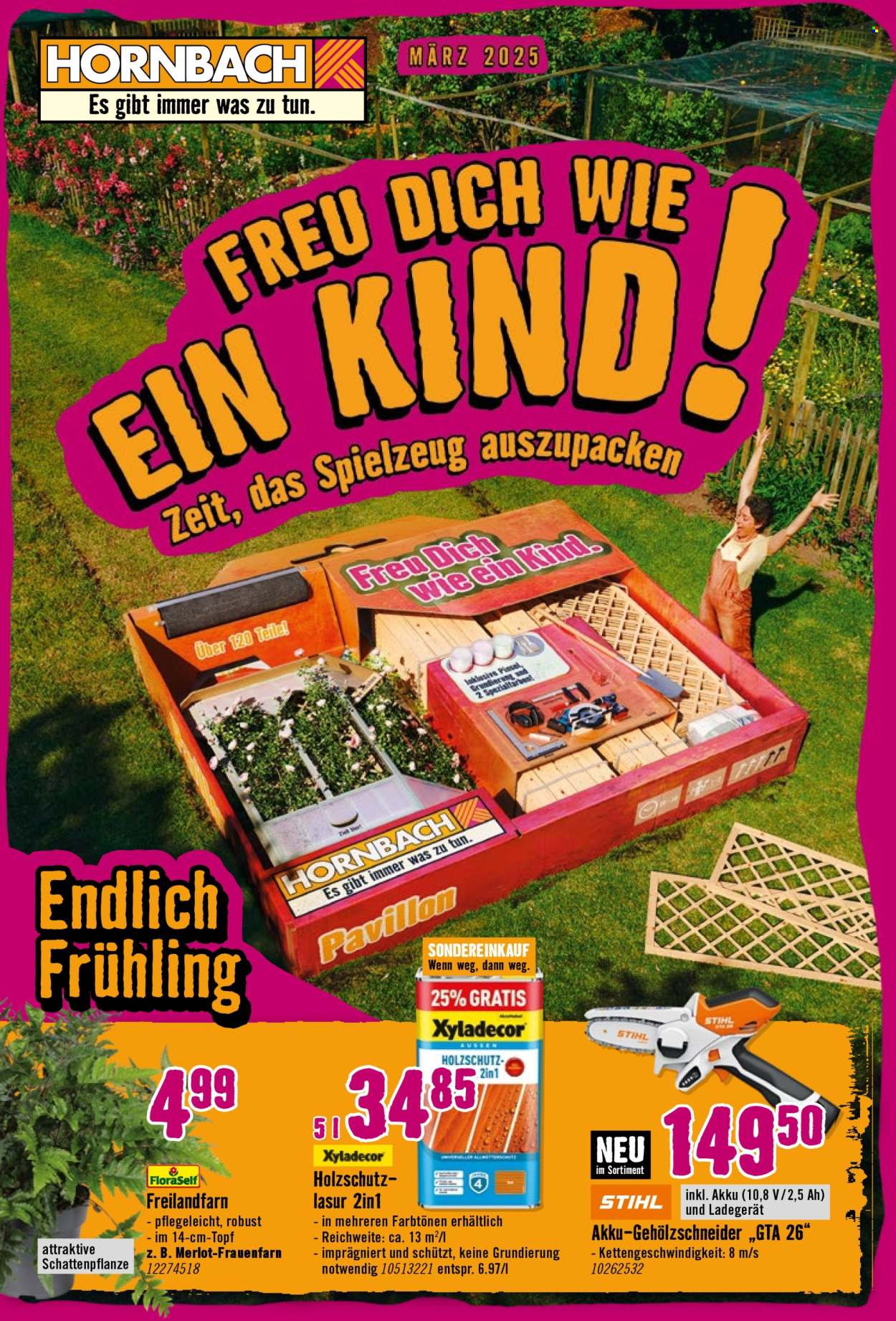 Hornbach Prospekte  - 13.03.2025 - 9.04.2025. Seite 1