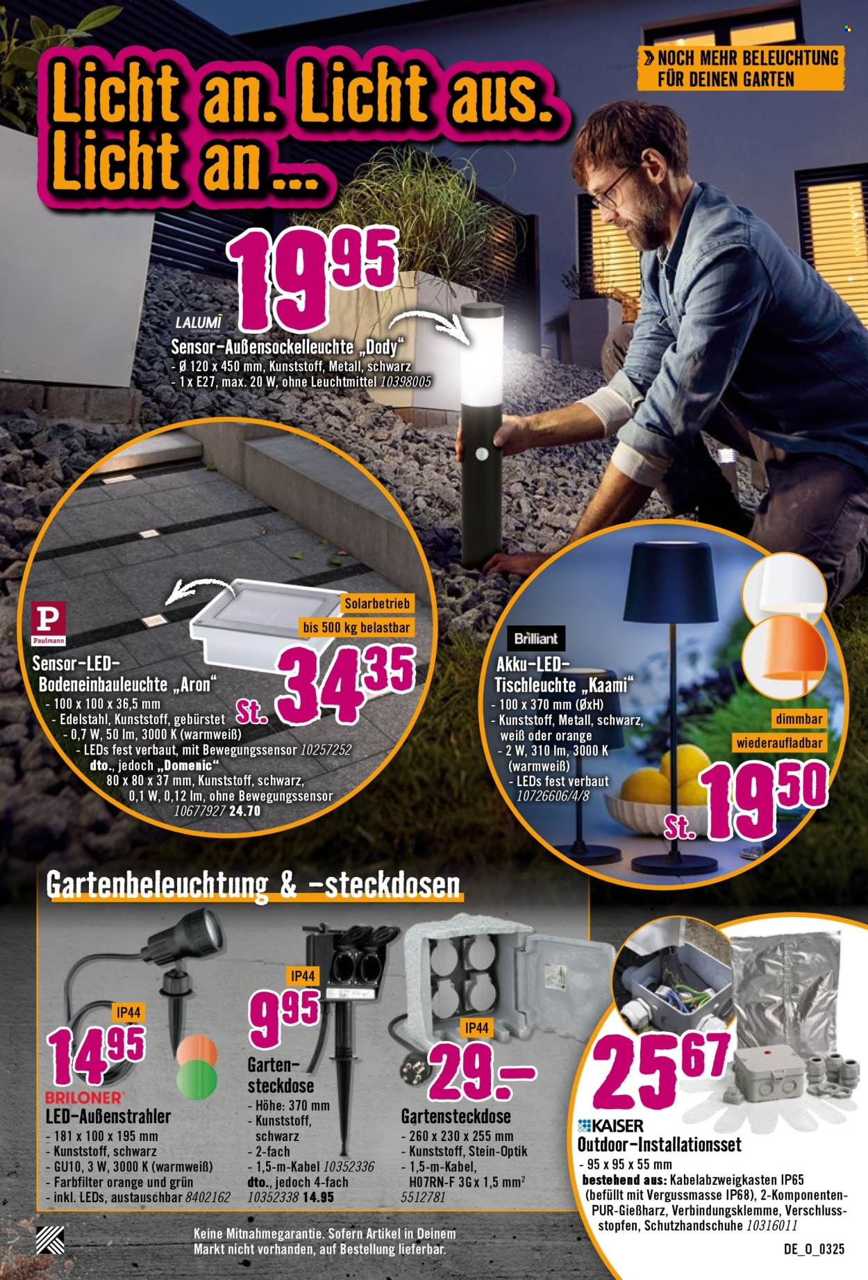 Hornbach Prospekte  - 13.03.2025 - 9.04.2025. Seite 20