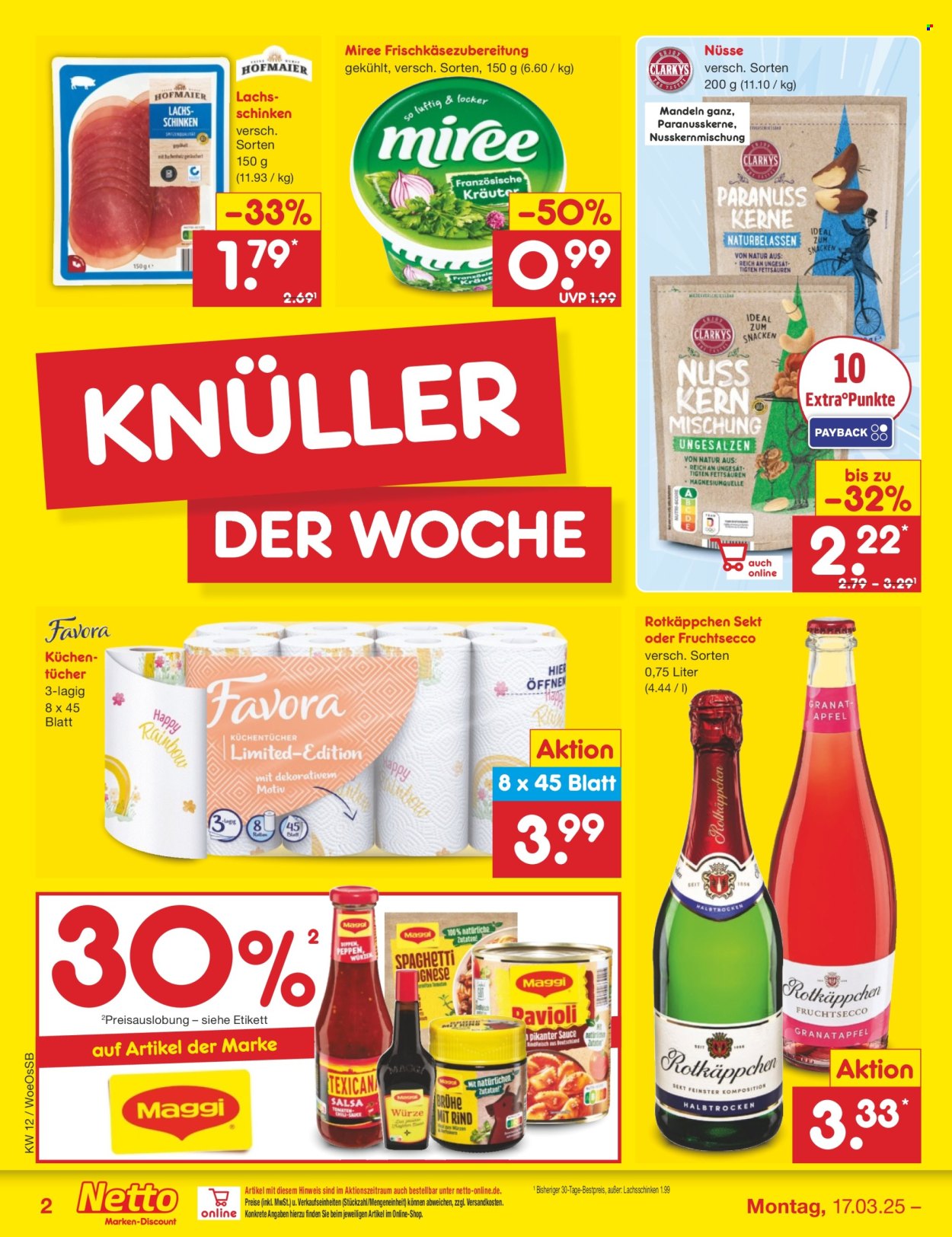 Netto Marken-Discount Prospekte  - 17.03.2025 - 22.03.2025. Seite 2
