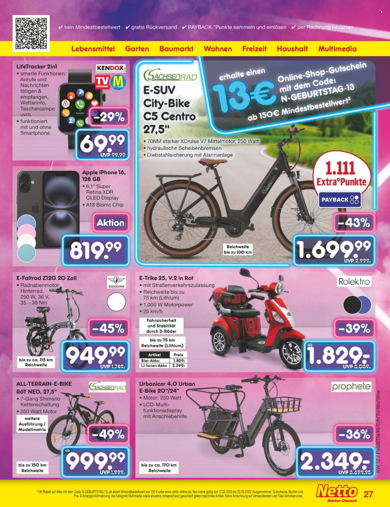 Netto Marken-Discount Prospekte  - 17.03.2025 - 22.03.2025. Seite 43
