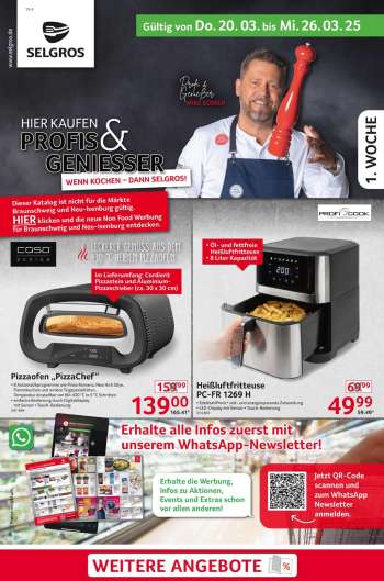Prospekte Selgros - 20.03.2025 - 26.03.2025.