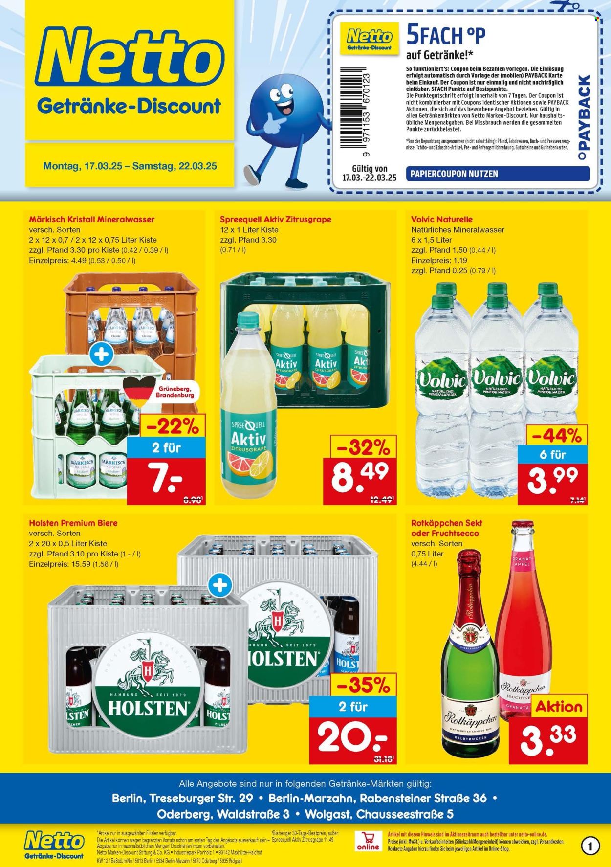Netto Marken-Discount Prospekte  - 17.03.2025 - 22.03.2025. Seite 1