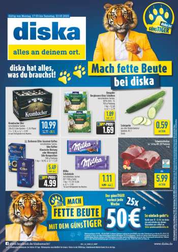 Prospekte Diska - 17.03.2025 - 22.03.2025.