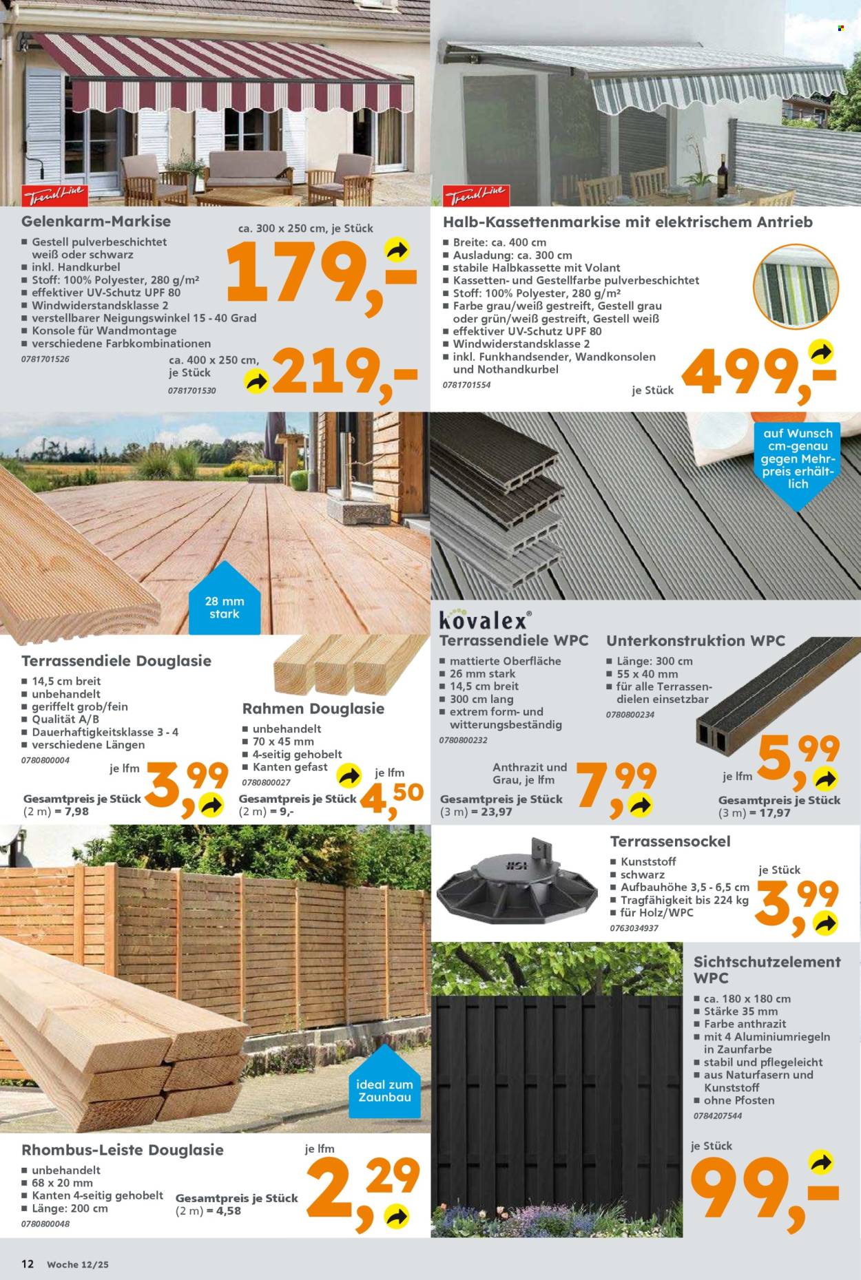 Globus Baumarkt Prospekte  - 17.03.2025 - 22.03.2025. Seite 12