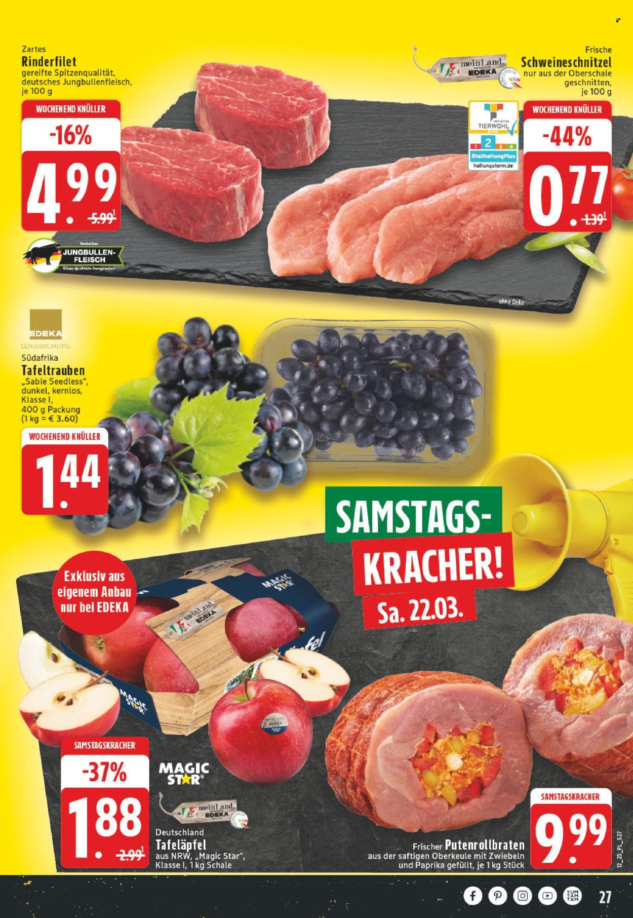 Edeka Prospekte  - 17.03.2025 - 22.03.2025. Seite 27