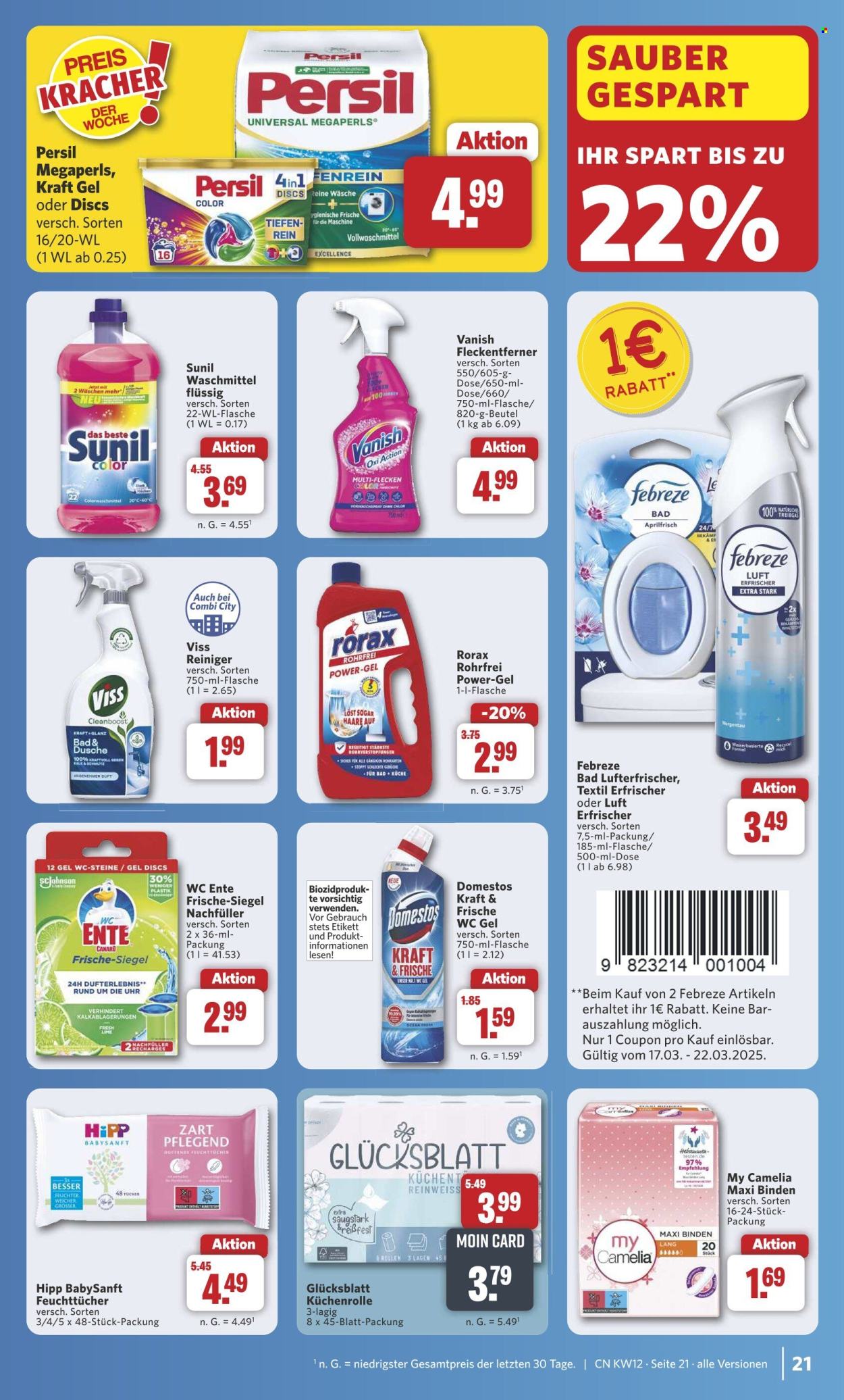 Combi Prospekte  - 17.03.2025 - 22.03.2025. Seite 25