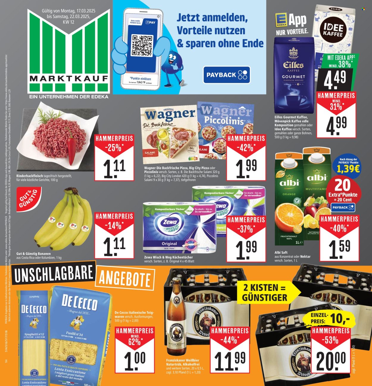 Marktkauf Prospekte  - 17.03.2025 - 22.03.2025. Seite 1