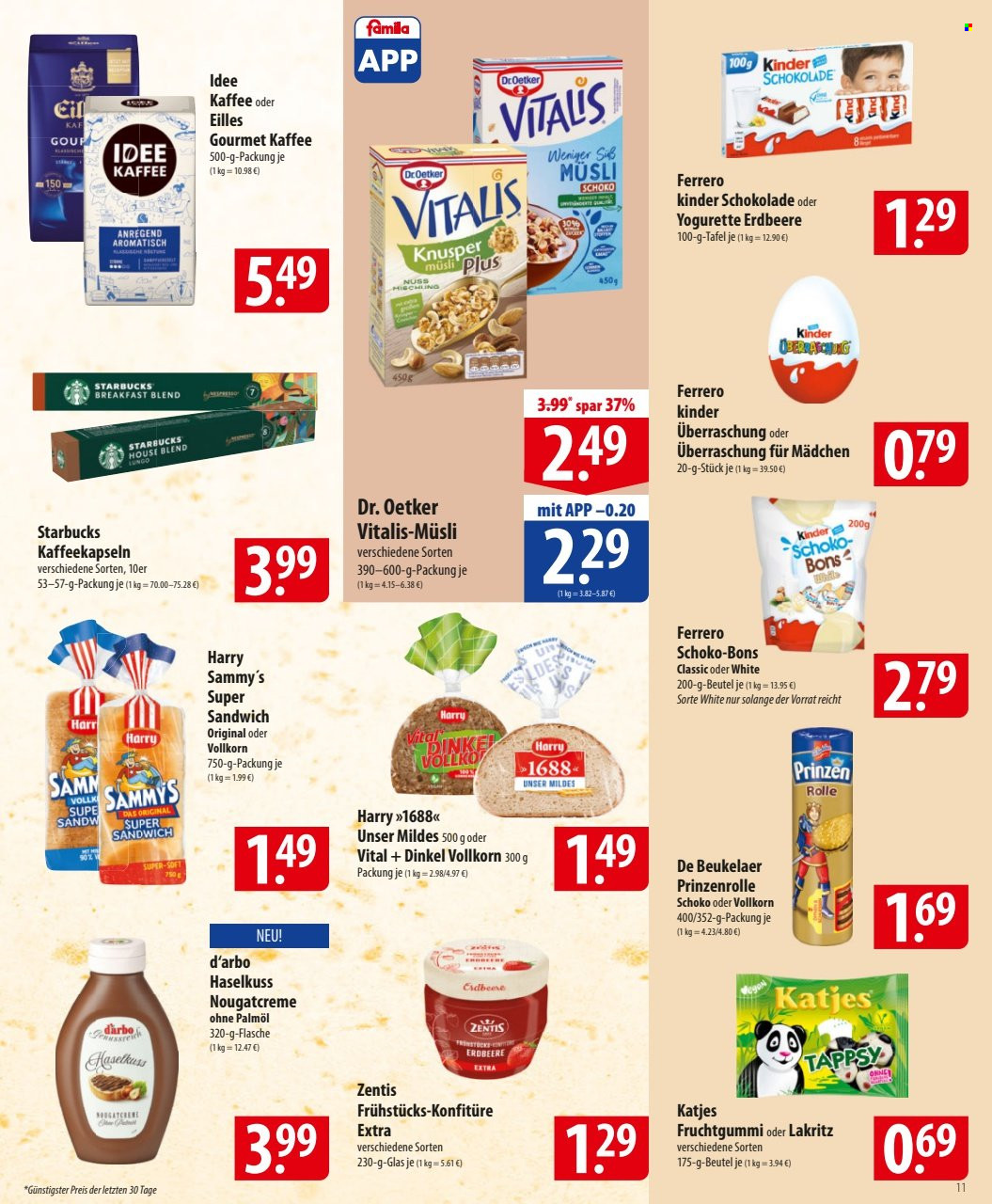 famila Prospekte  - 17.03.2025 - 22.03.2025. Seite 11