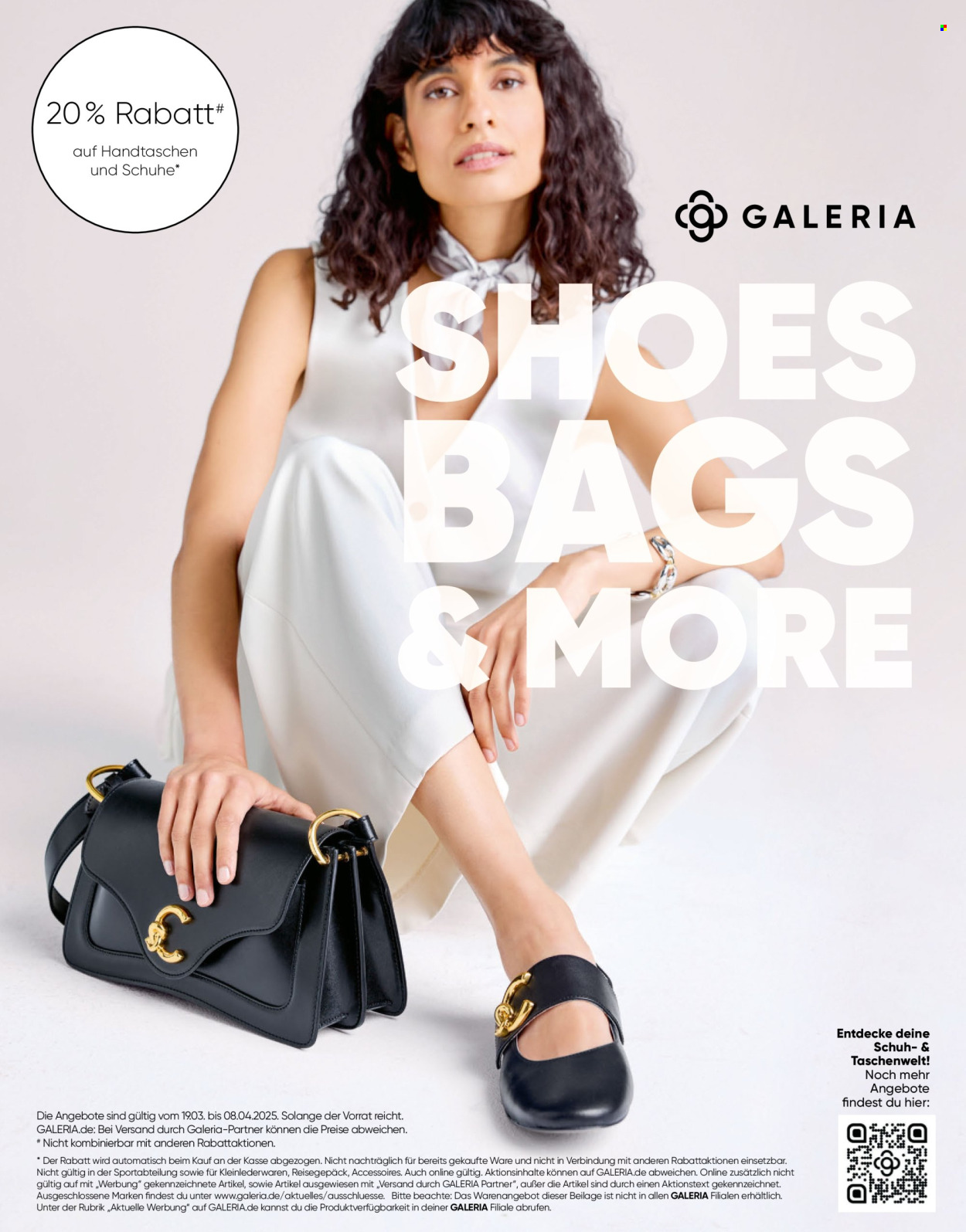 GALERIA Karstadt Kaufhof Prospekte  - 19.03.2025 - 8.04.2025. Seite 1
