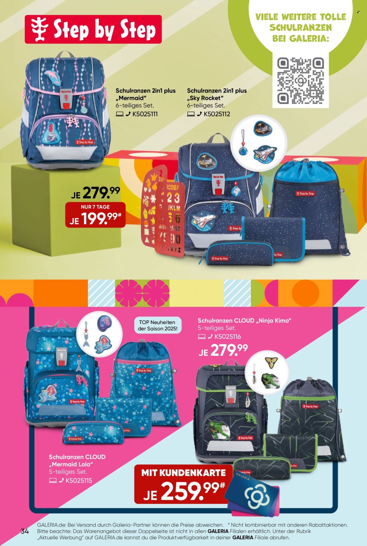 GALERIA Karstadt Kaufhof Prospekte  - 19.03.2025 - 25.03.2025. Seite 34