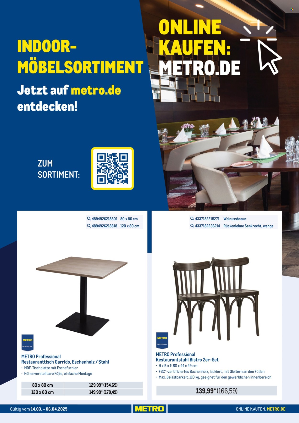 Metro Prospekte  - 14.03.2025 - 6.04.2025. Seite 1