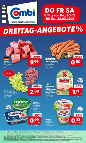 Prospekte Combi - 20.03.2025 - 22.03.2025.