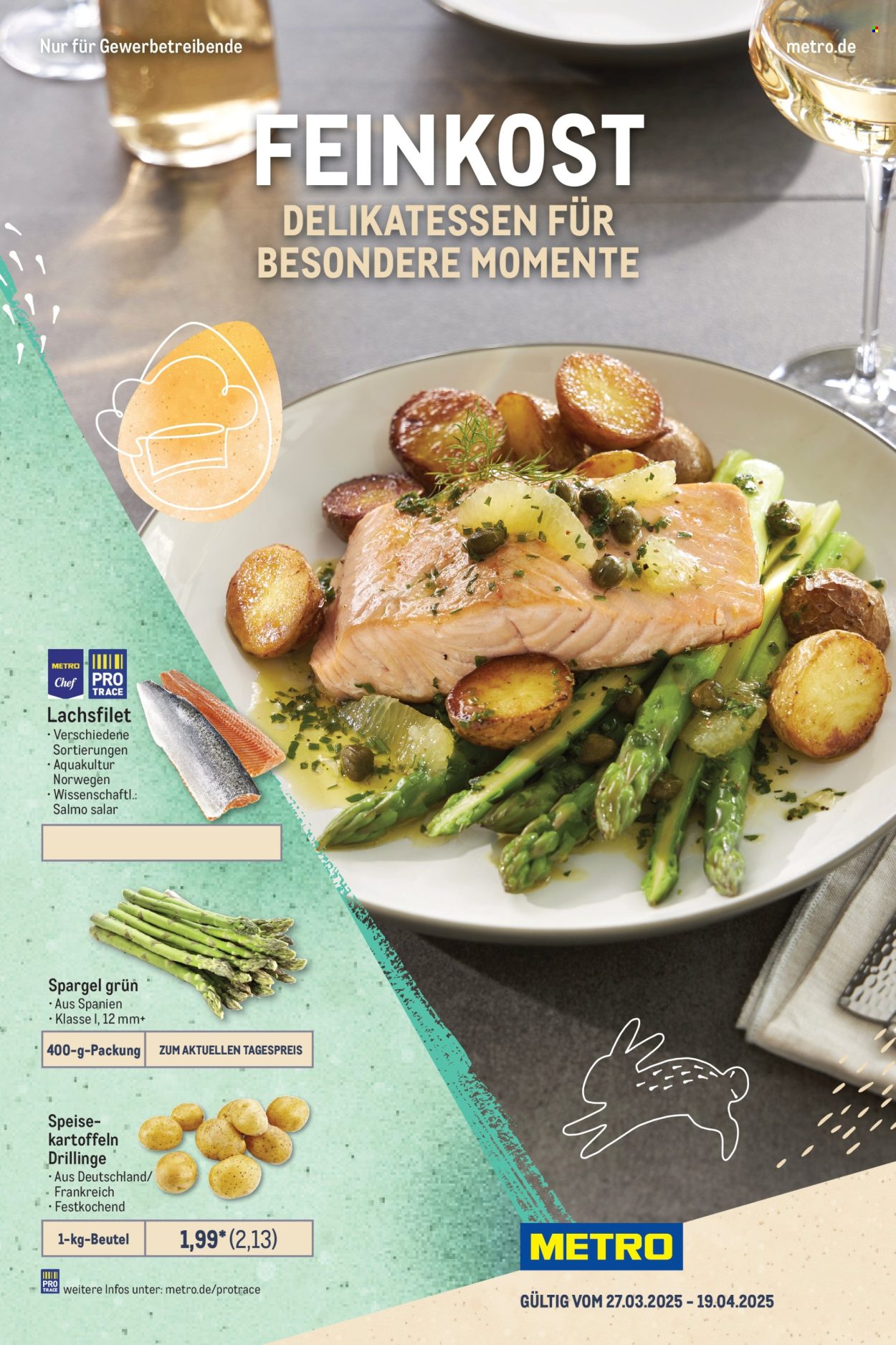 Metro Prospekte  - 27.03.2025 - 19.04.2025. Seite 1