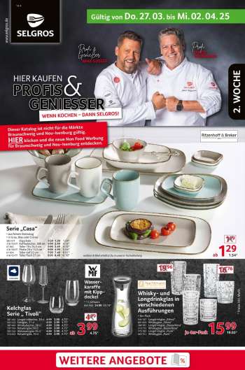 Prospekte Selgros - 27.03.2025 - 2.04.2025.