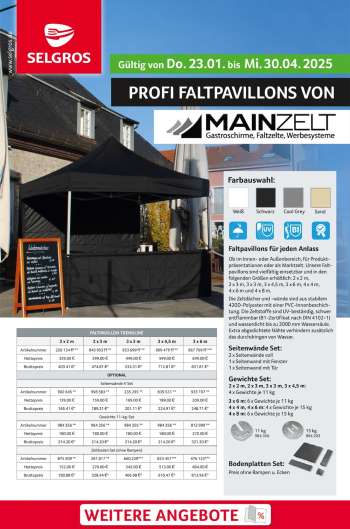 Prospekte Selgros - 23.01.2025 - 30.04.2025.
