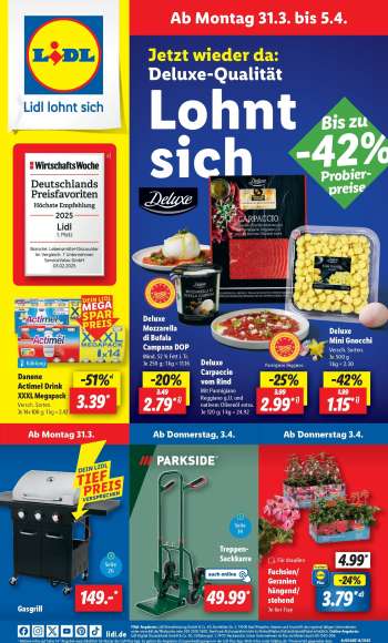Prospekte Lidl - 31.03.2025 - 5.04.2025.