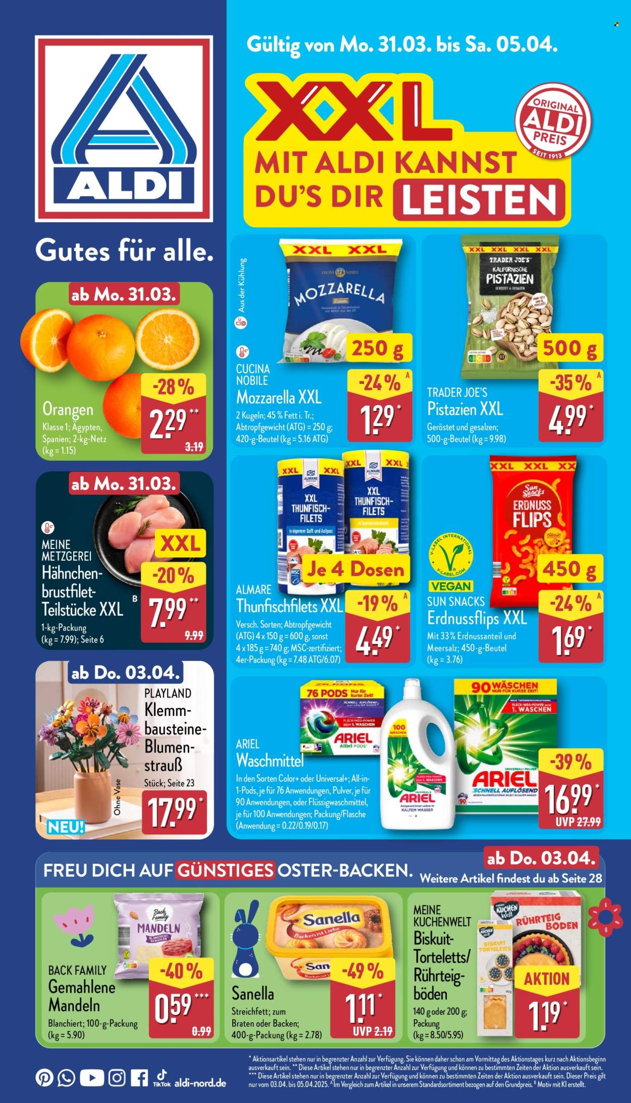 ALDI Nord Prospekte  - 31.03.2025 - 5.04.2025. Seite 1