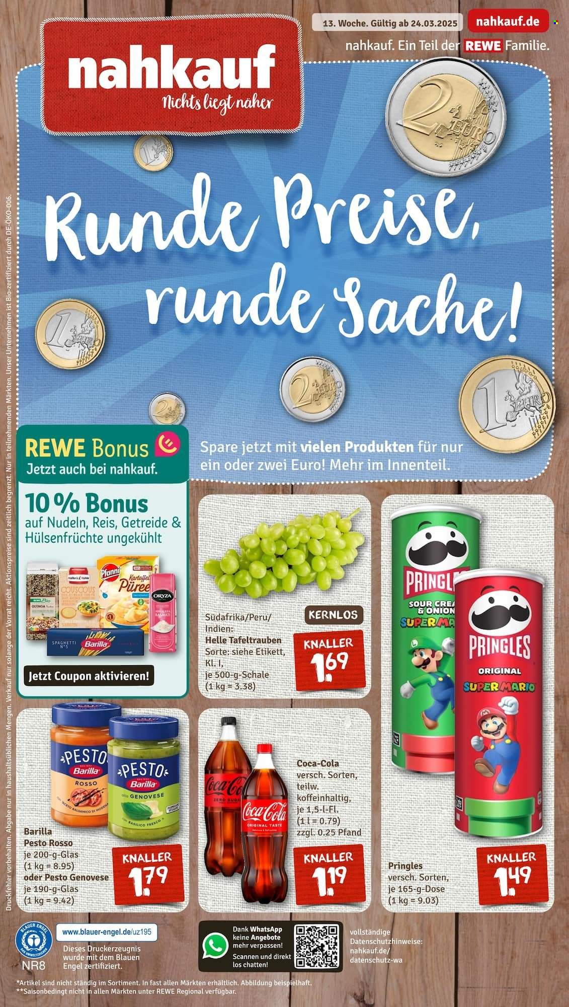 Nahkauf Prospekte  - 24.03.2025 - 29.03.2025. Seite 1