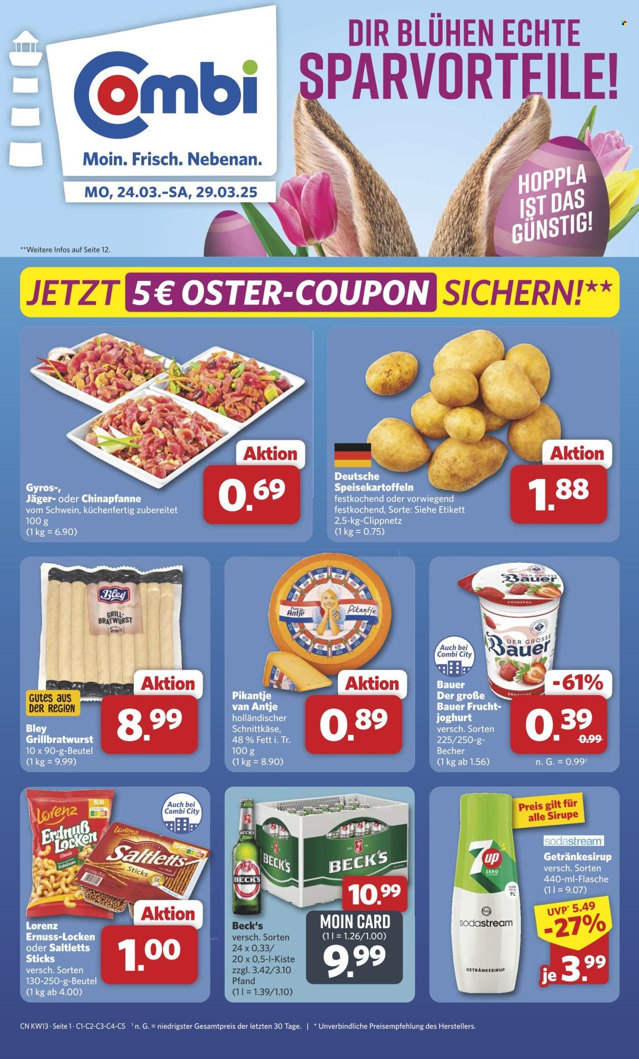 Combi Prospekte  - 24.03.2025 - 29.03.2025. Seite 1