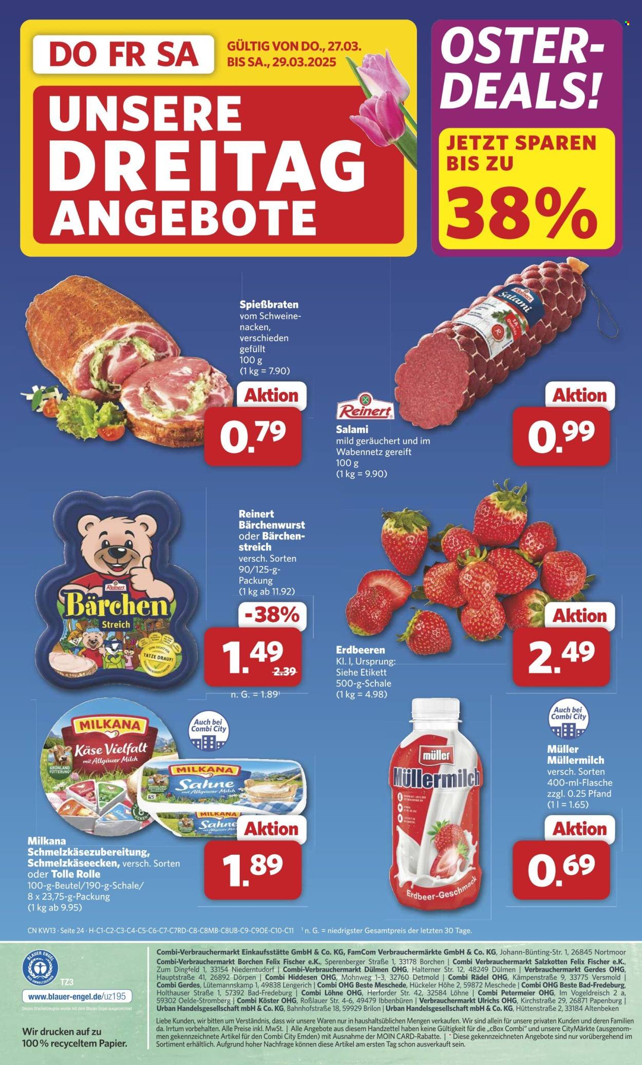 Combi Prospekte  - 24.03.2025 - 29.03.2025. Seite 27