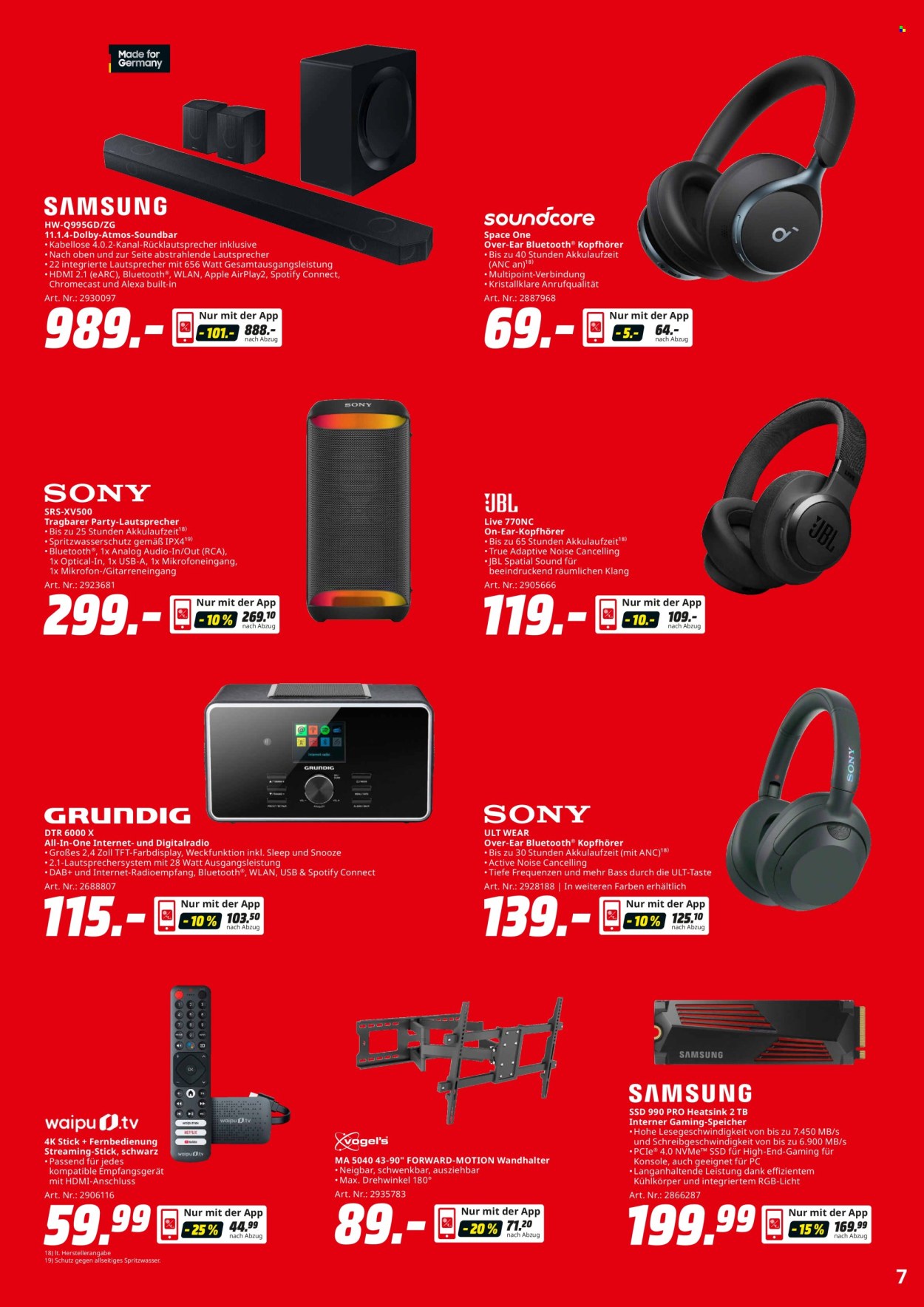 MediaMarkt Prospekte  - 24.03.2025 - 7.04.2025. Seite 7