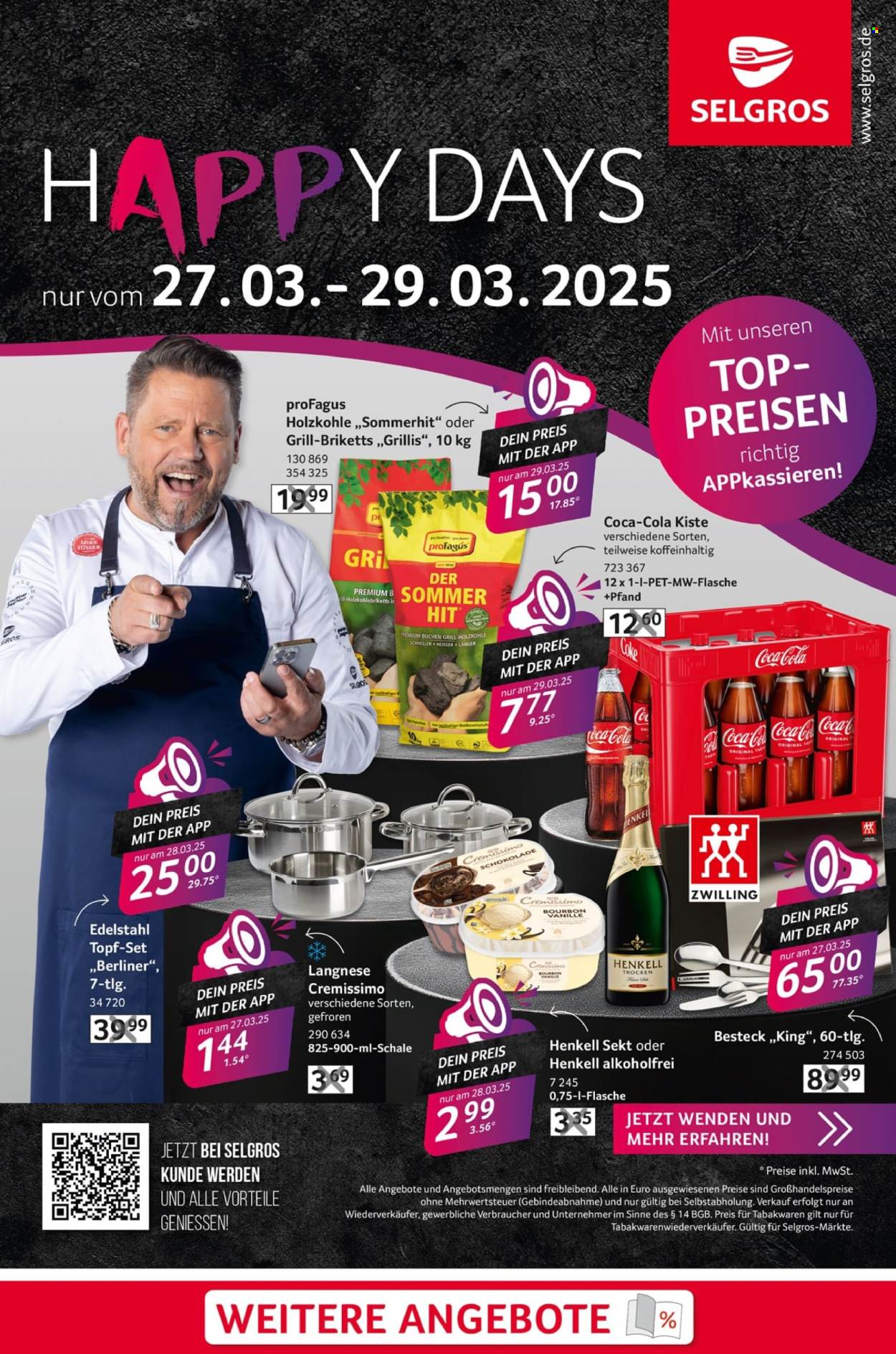 Selgros Prospekte  - 27.03.2025 - 29.03.2025. Seite 1