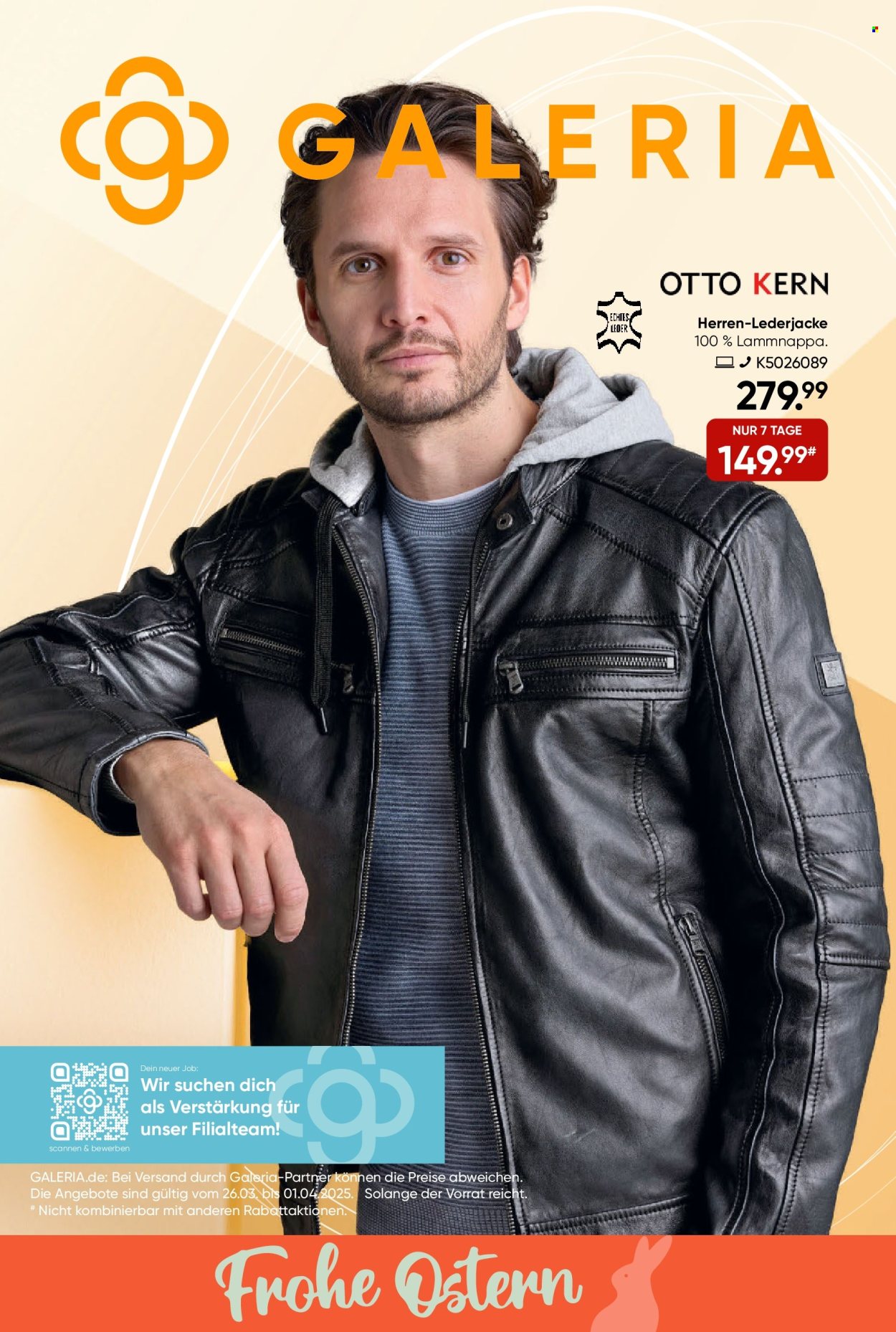 GALERIA Karstadt Kaufhof Prospekte  - 26.03.2025 - 1.04.2025. Seite 1