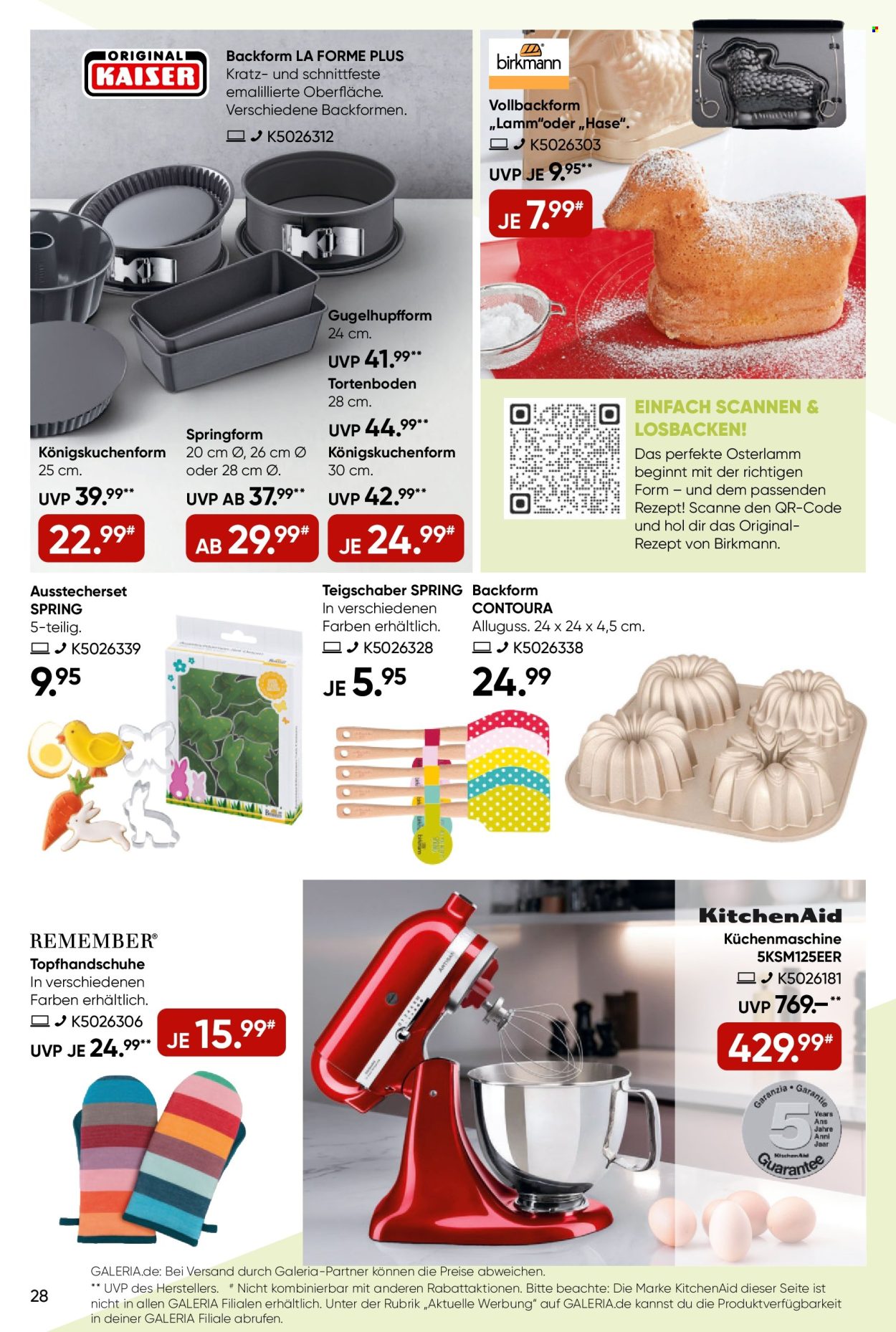 GALERIA Karstadt Kaufhof Prospekte  - 26.03.2025 - 1.04.2025. Seite 28