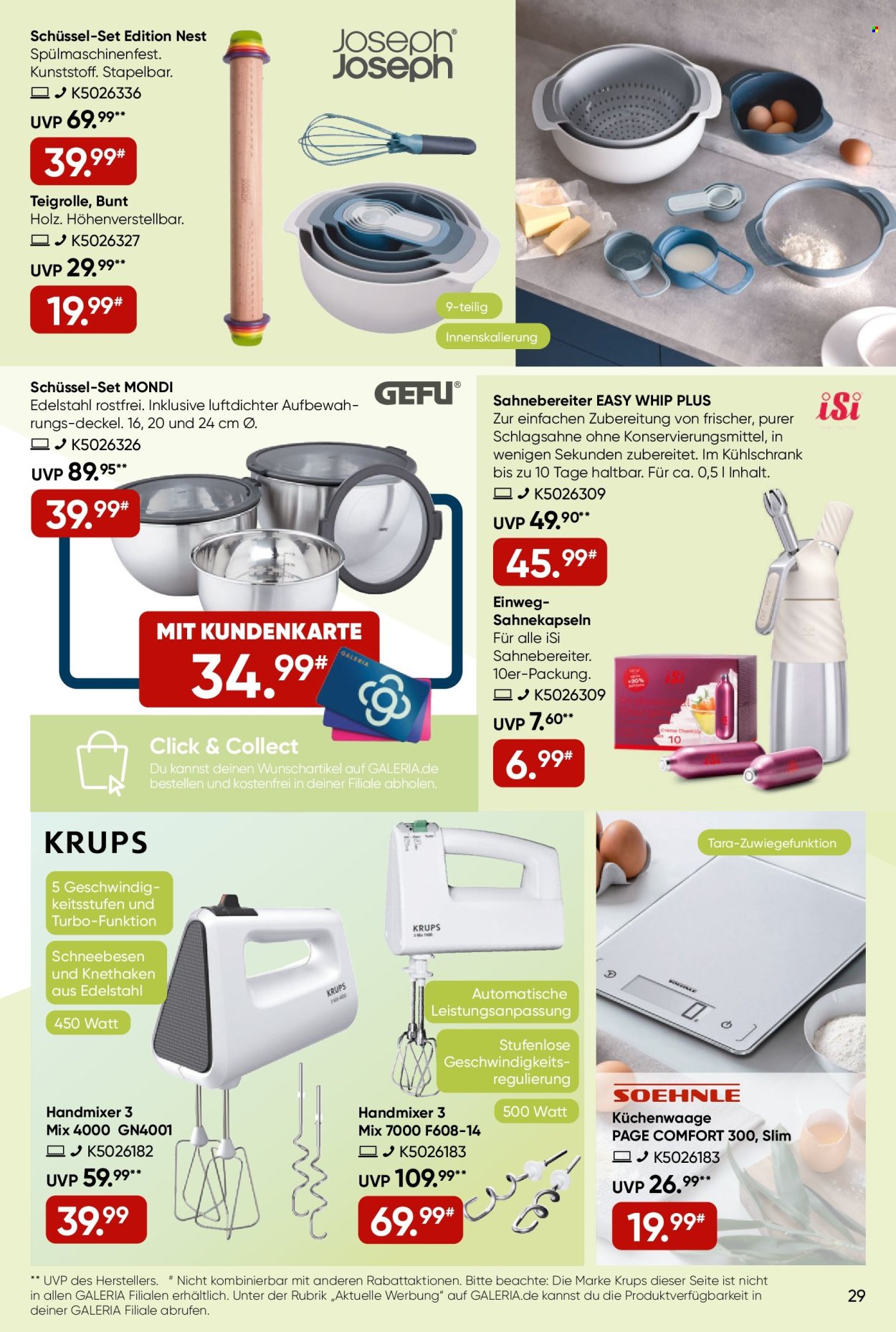 GALERIA Karstadt Kaufhof Prospekte  - 26.03.2025 - 1.04.2025. Seite 29
