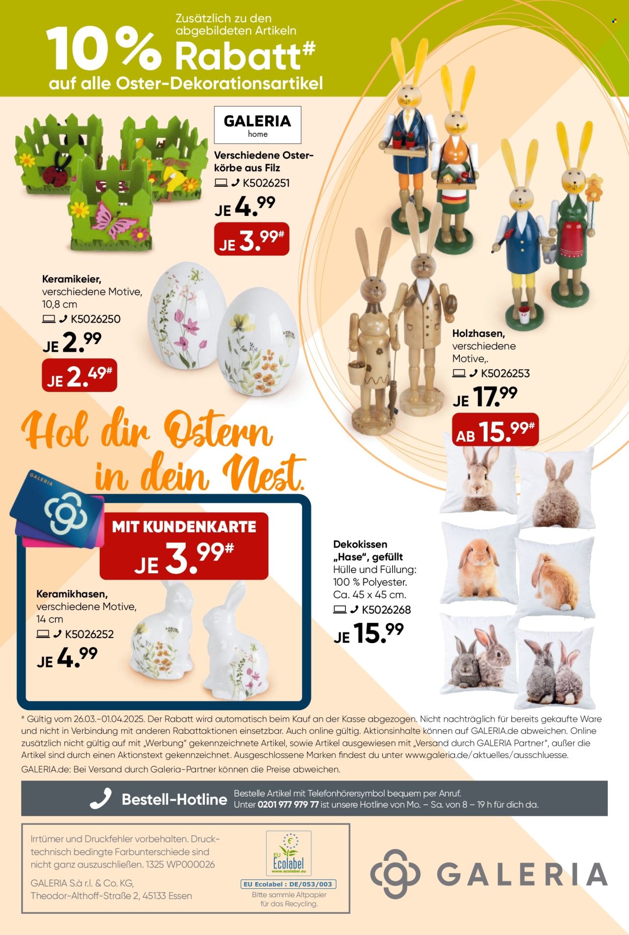 GALERIA Karstadt Kaufhof Prospekte  - 26.03.2025 - 1.04.2025. Seite 36