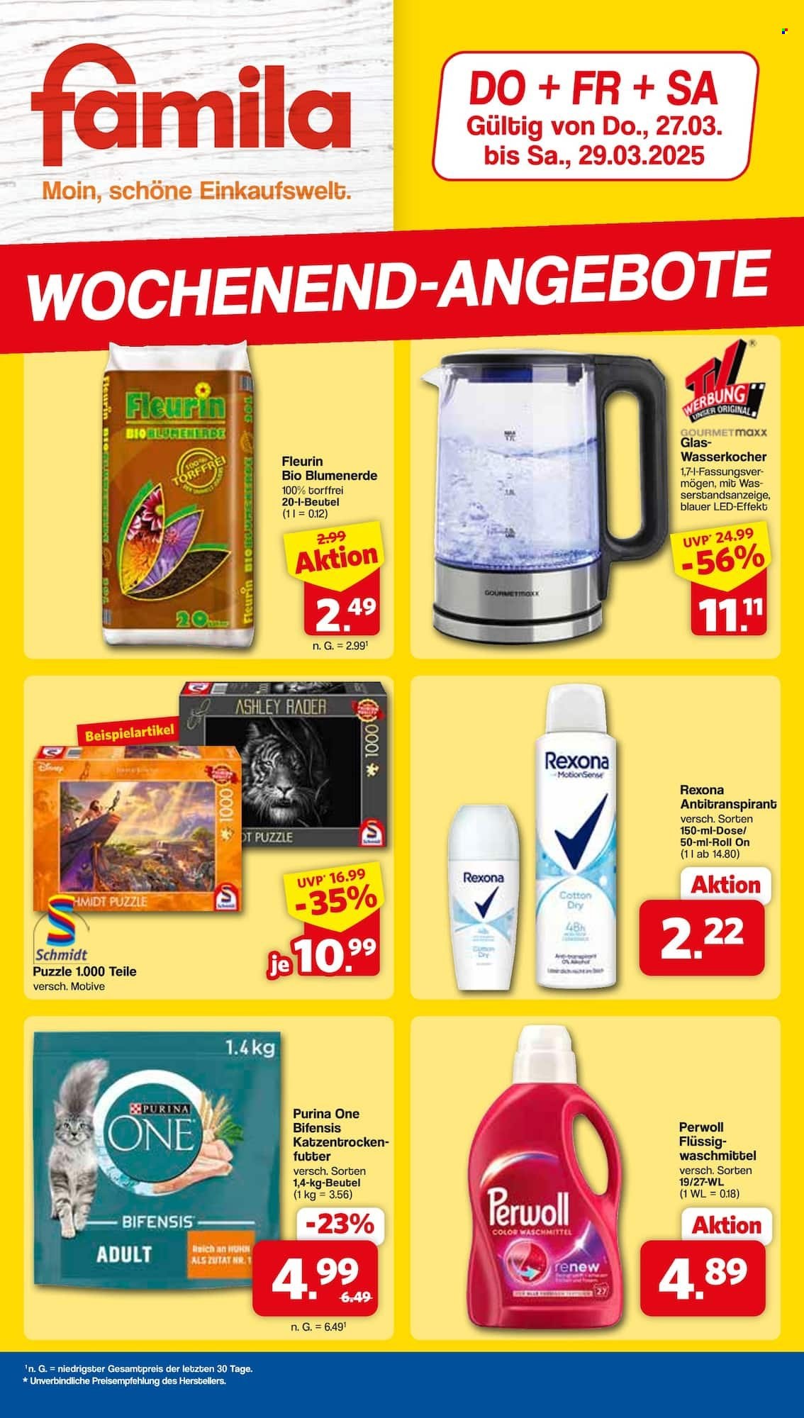 famila Prospekte  - 27.03.2025 - 29.03.2025. Seite 1