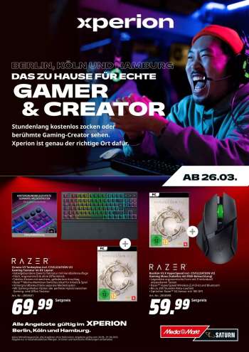 Prospekte MediaMarkt - 26.03.2025 - 1.04.2025.