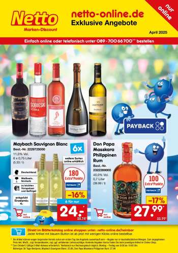 Prospekte Netto Marken-Discount - 1.04.2025 - 30.04.2025.