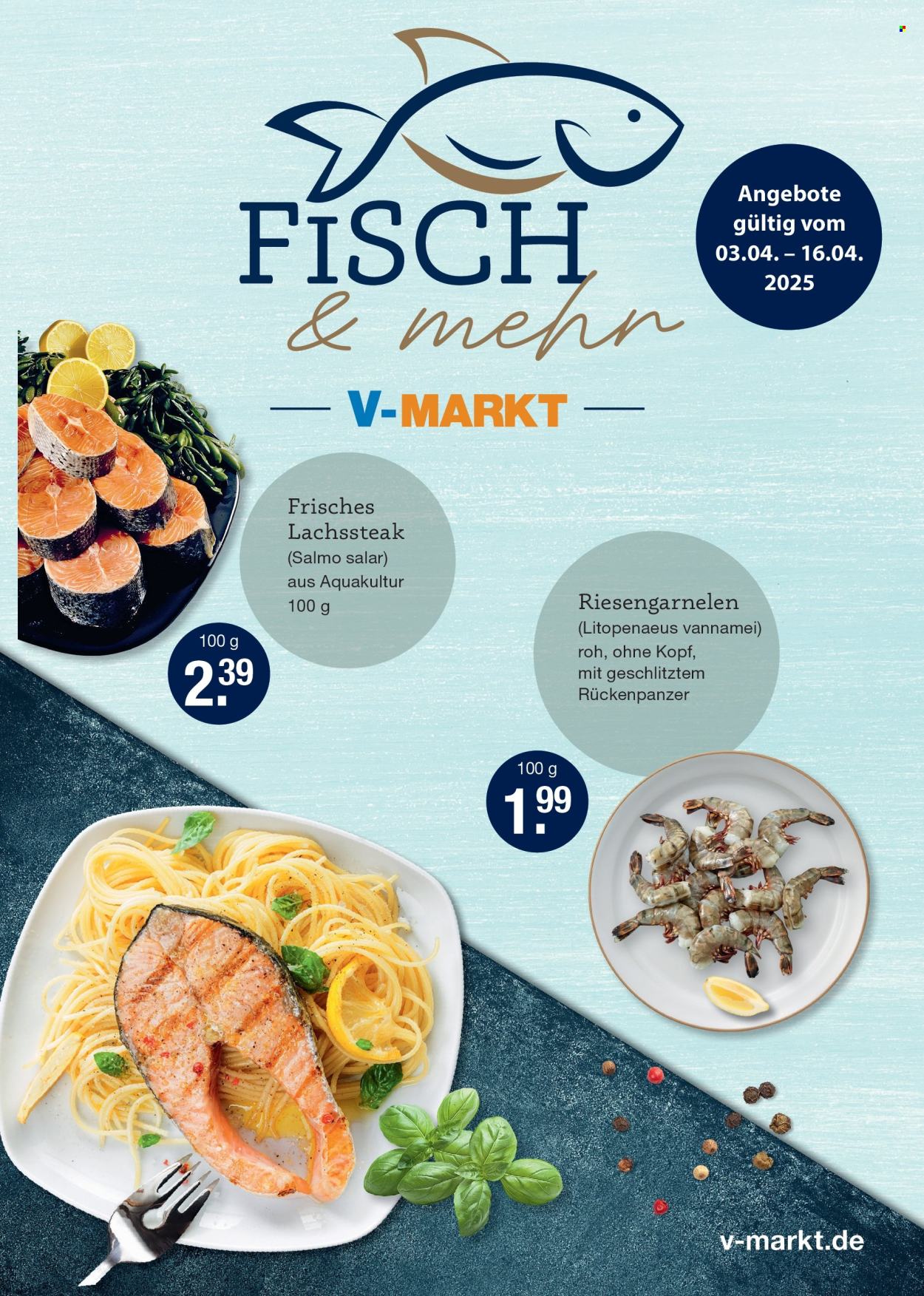 V-Markt Prospekte  - 3.04.2025 - 16.04.2025. Seite 1