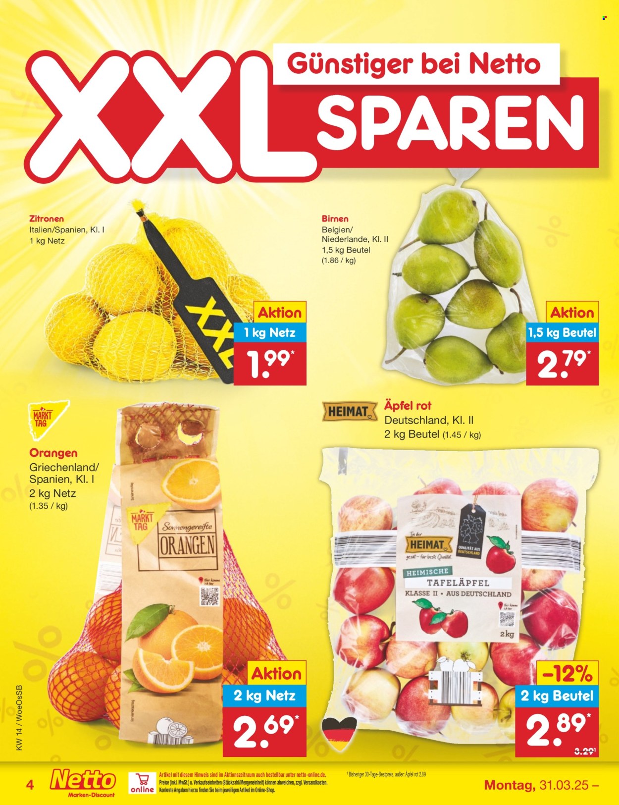 Netto Marken-Discount Prospekte  - 31.03.2025 - 5.04.2025. Seite 4