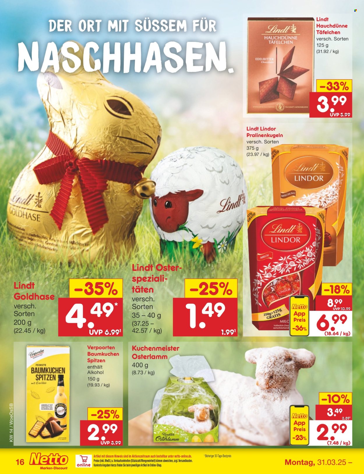Netto Marken-Discount Prospekte  - 31.03.2025 - 5.04.2025. Seite 26